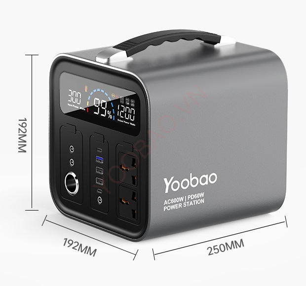 Trạm sạc dự phòng Yoobao EN600S AC220V 600W Chính hãng