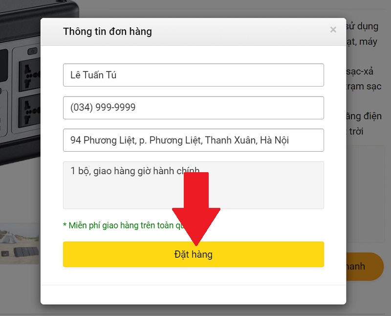 Hướng dẫn mua hàng tại yoobao.vn
